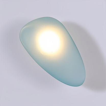 PebbleHue WallLight | Lampada da parete in vetro LED | Design scandinavo e luce calda bianca