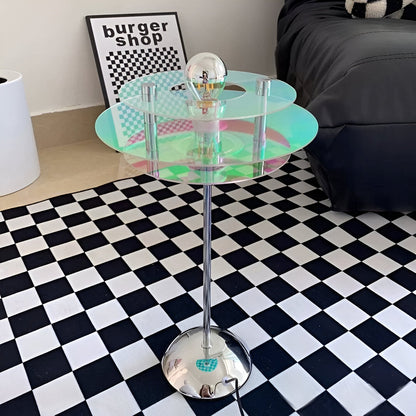 Sylinaea - Lampe de table LED rétro au design en disque