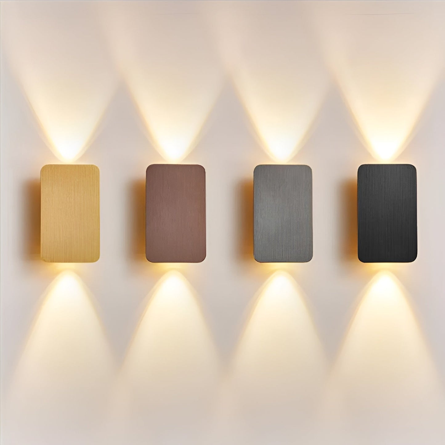 GlowForm Mini | Applique LED rettangolare in stile minimalista per atmosfera calda