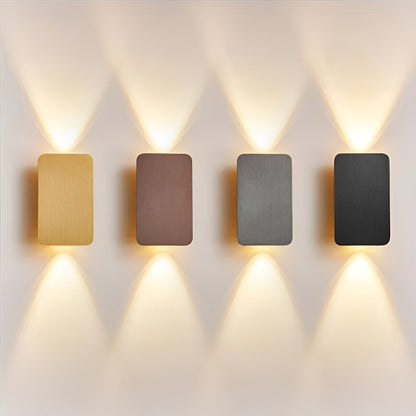 GlowForm Mini | Applique LED rettangolare in stile minimalista per atmosfera calda
