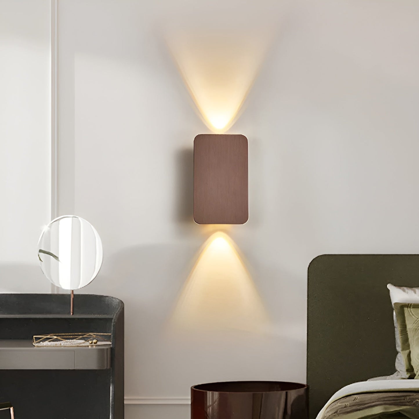 GlowForm Mini | Applique LED rettangolare in stile minimalista per atmosfera calda