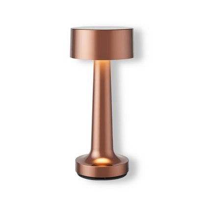 RetroLight | Lampada da tavolo LED elegante con funzione di ricarica wireless.