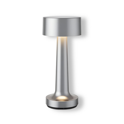 RetroLight | Lampada da tavolo LED elegante con funzione di ricarica wireless.