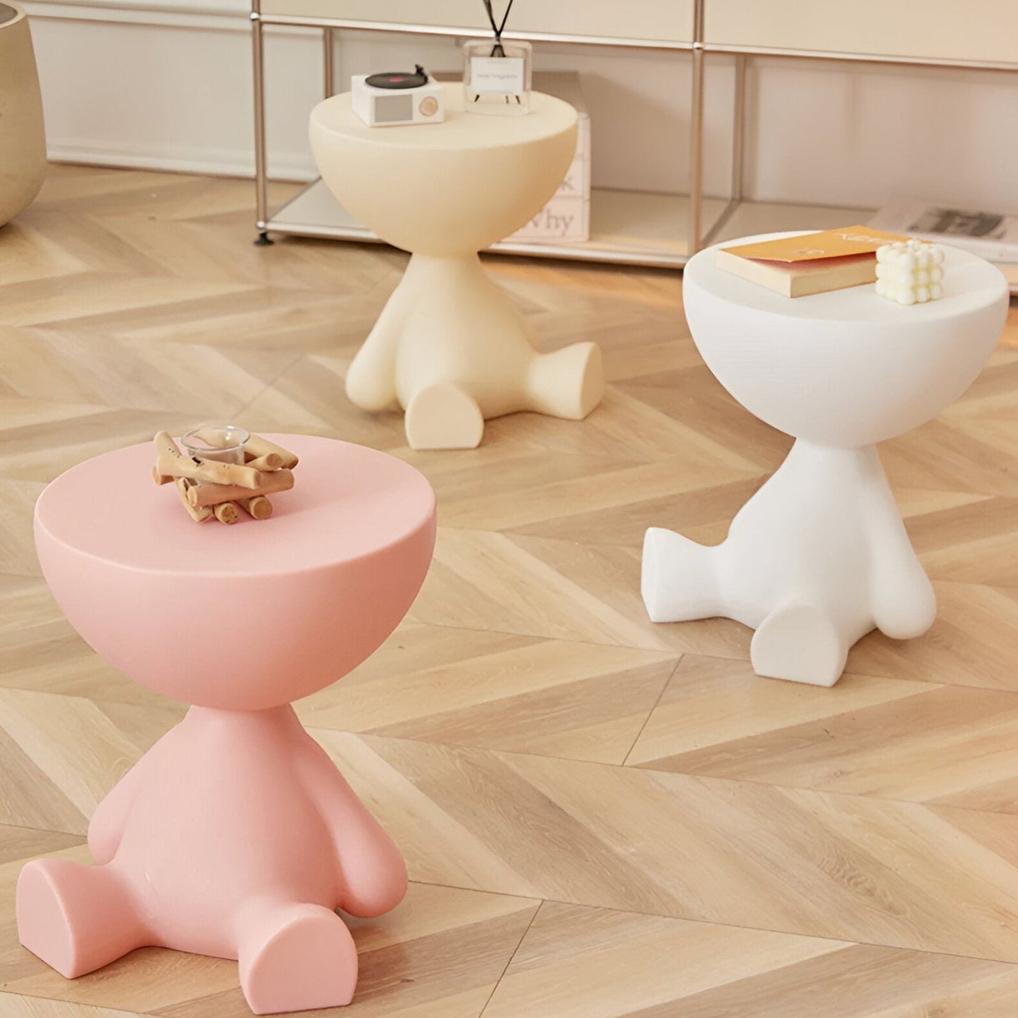 Ylix – Table basse ronde de luxe | Design moderne avec base stable