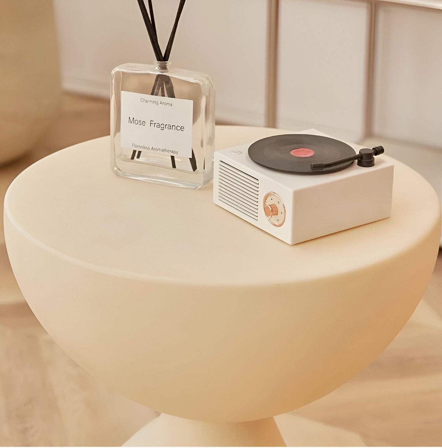 Ylix – Table basse ronde de luxe | Design moderne avec base stable