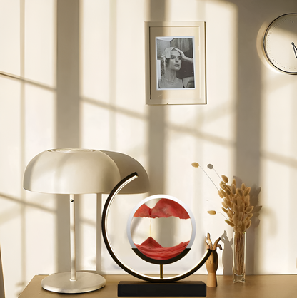 Lampe Sand Glow | Application & télécommande | Dimmable avec 3 couleurs de lumière | Flux de sable apaisant