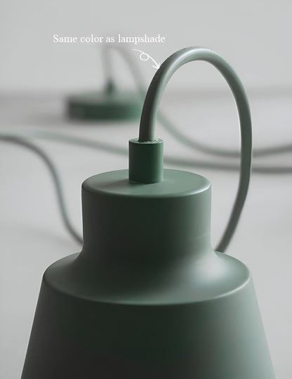 ScandiGlow Lampada a sospensione – Lampada a sospensione LED scandinava in legno e metallo dal design Macaron