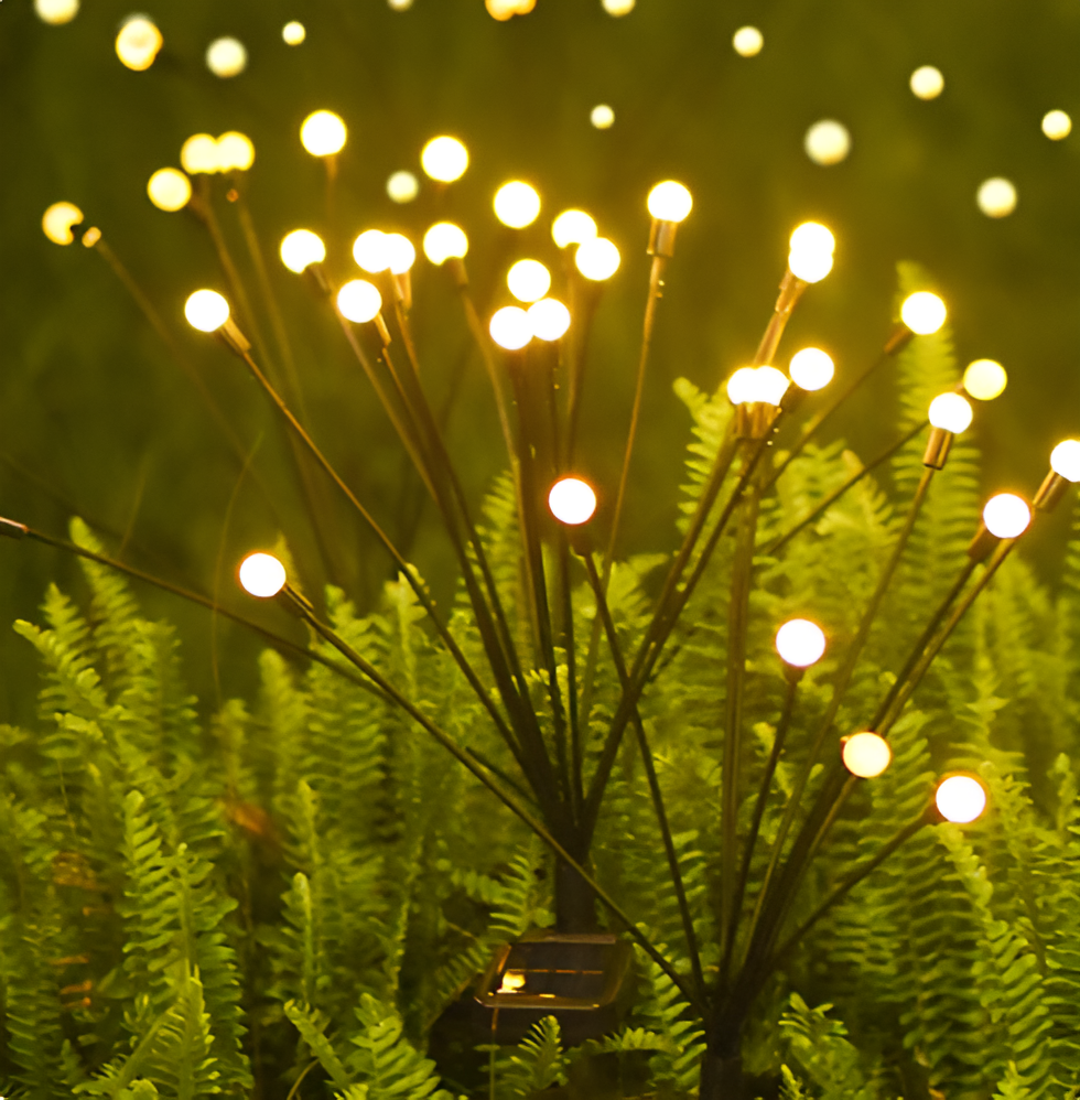 FireflyGlow | Luci da giardino solari con effetto lucciola e luce bianco caldo