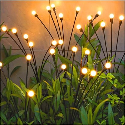 FireflyGlow | Luci da giardino solari con effetto lucciola e luce bianco caldo
