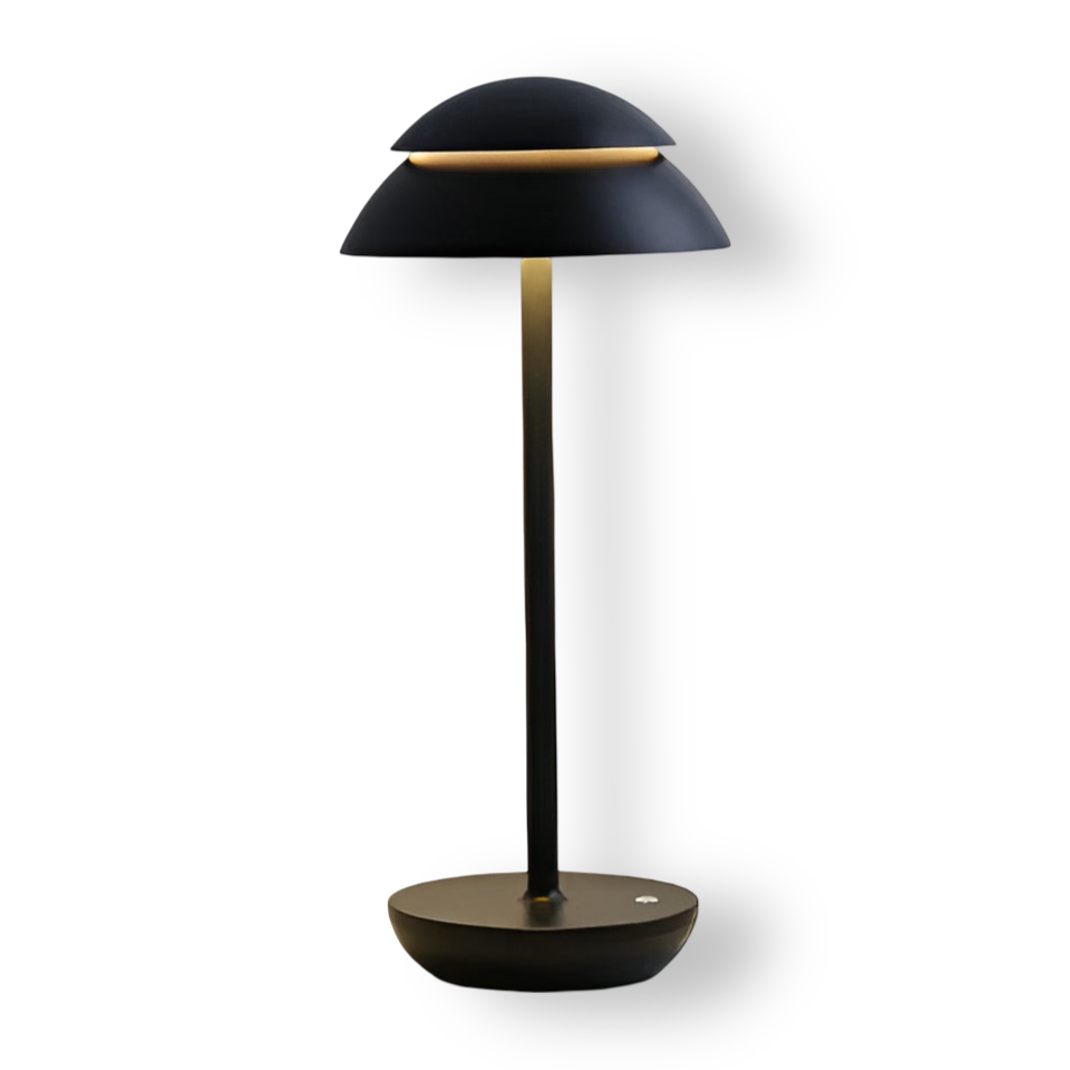 UmbraGlow Slim | lampada da tavolo LED senza fili con paralume dal design minimalista