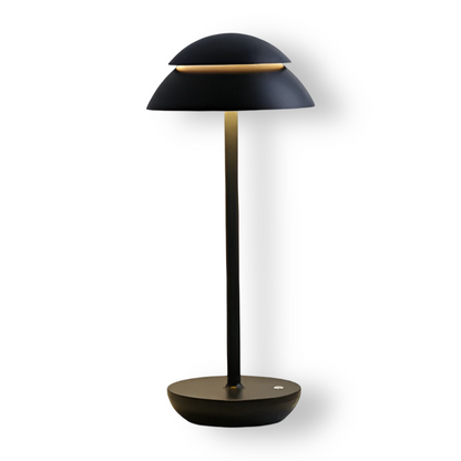 UmbraGlow Slim | lampada da tavolo LED senza fili con paralume dal design minimalista