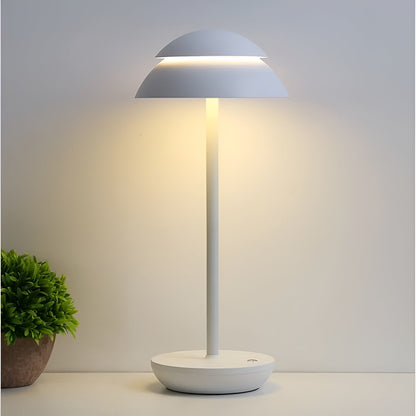 UmbraGlow Slim | lampada da tavolo LED senza fili con paralume dal design minimalista