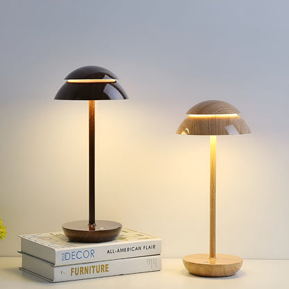 UmbraGlow Slim | lampada da tavolo LED senza fili con paralume dal design minimalista