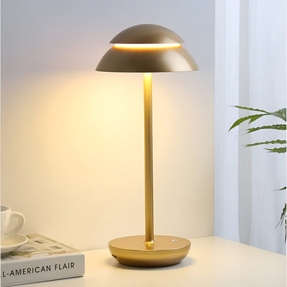 UmbraGlow Slim | lampada da tavolo LED senza fili con paralume dal design minimalista