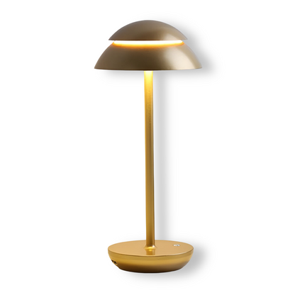 UmbraGlow Slim | lampada da tavolo LED senza fili con paralume dal design minimalista