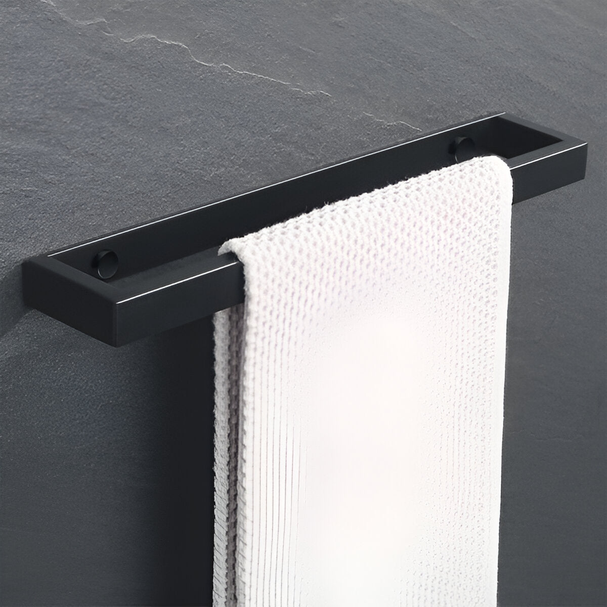 UniBlack törölközőtartó rozsdamentes acélból – Falra szerelhető törölközőtartó 20cm és 40cm