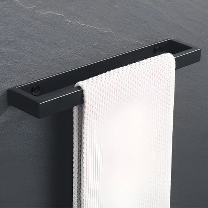 UniBlack törölközőtartó rozsdamentes acélból – Falra szerelhető törölközőtartó 20cm és 40cm