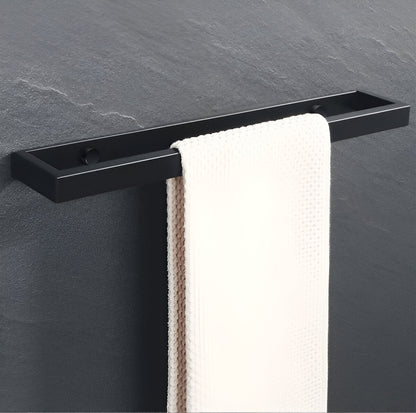 UniBlack törölközőtartó rozsdamentes acélból – Falra szerelhető törölközőtartó 20cm és 40cm
