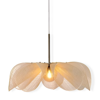 Floruma Lune | Japandi Pendelleuchte im floralen Boho-Design