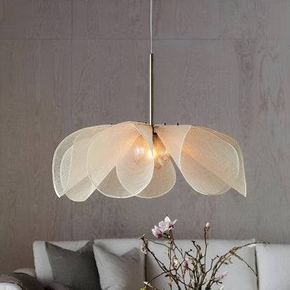 Floruma Lune | Japandi Pendelleuchte im floralen Boho-Design