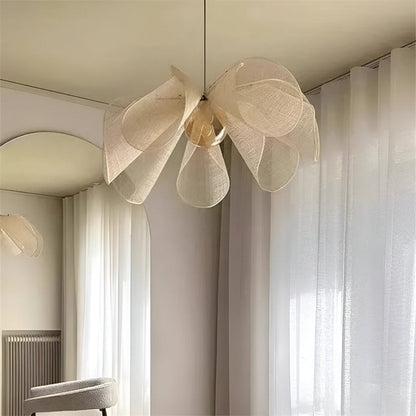 Floruma Lune | Japandi Pendelleuchte im floralen Boho-Design