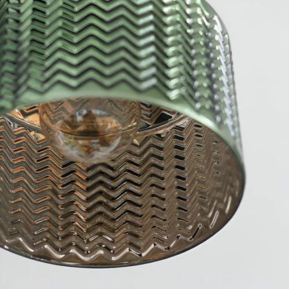 Olyviae | Applique LED regolabile in vetro rigato dal design scandinavo