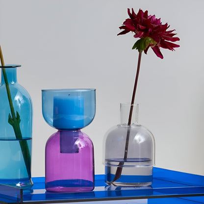 Portacandele moderno a forma di cilindro – Multifunzionale come vaso o decorazione in ceramica