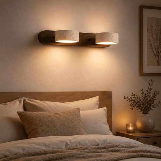 ILLUMISTONE – Architectural travertine LED wall light for stylish accents