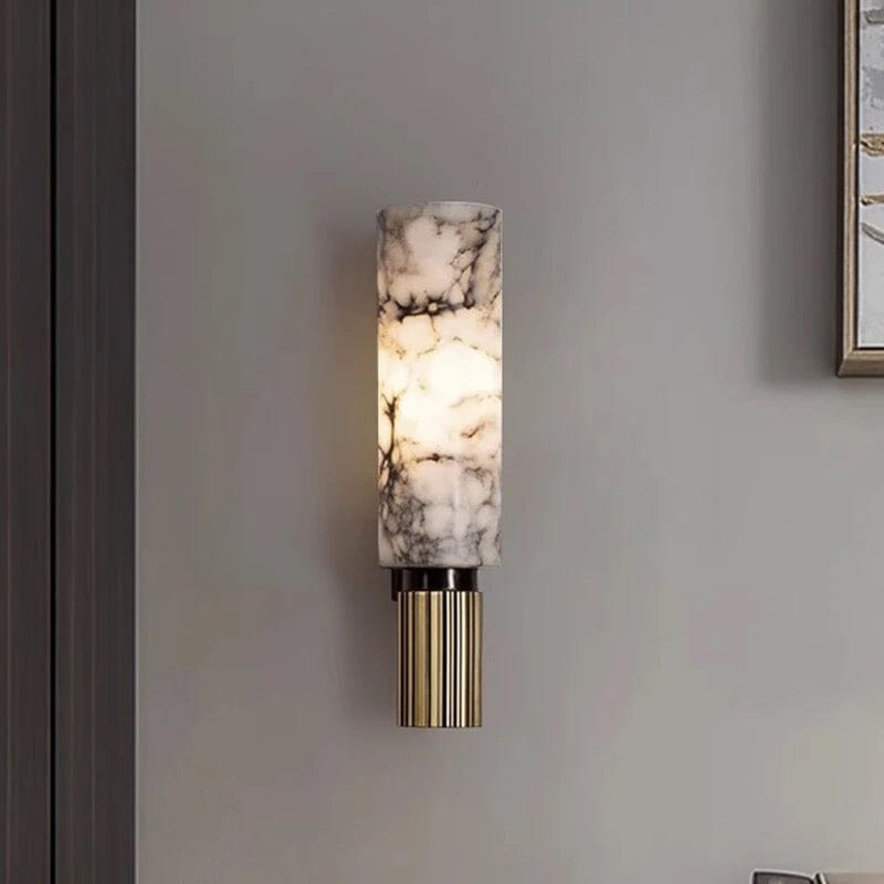 Applique di lusso in marmo – Design elegante con luce LED per ambienti abitativi raffinati