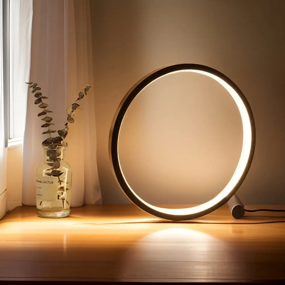 Nuvéa Halo | USB-C LED-Tischleuchte mit Dimmer & rundem Design
