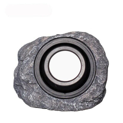 Solar LED outdoor lamp in stone look – weatherproof, IP65