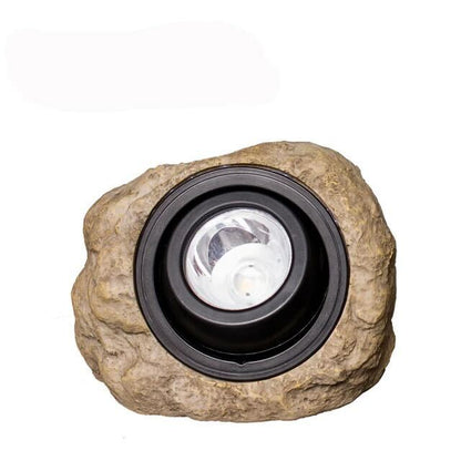 Solar LED outdoor lamp in stone look – weatherproof, IP65