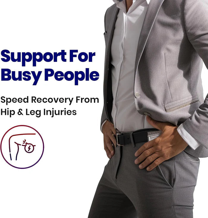 Stavora | Hip Support Brace with Compression and Adjustable Straps, Left or Right