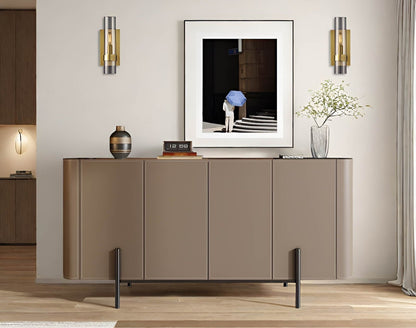 Lampada da parete design nera – Lampada LED a forma di fiamma per un living moderno