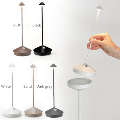 Fenlira | Kabellose LED Tischlampe mit Akku und Touch-Dimmer