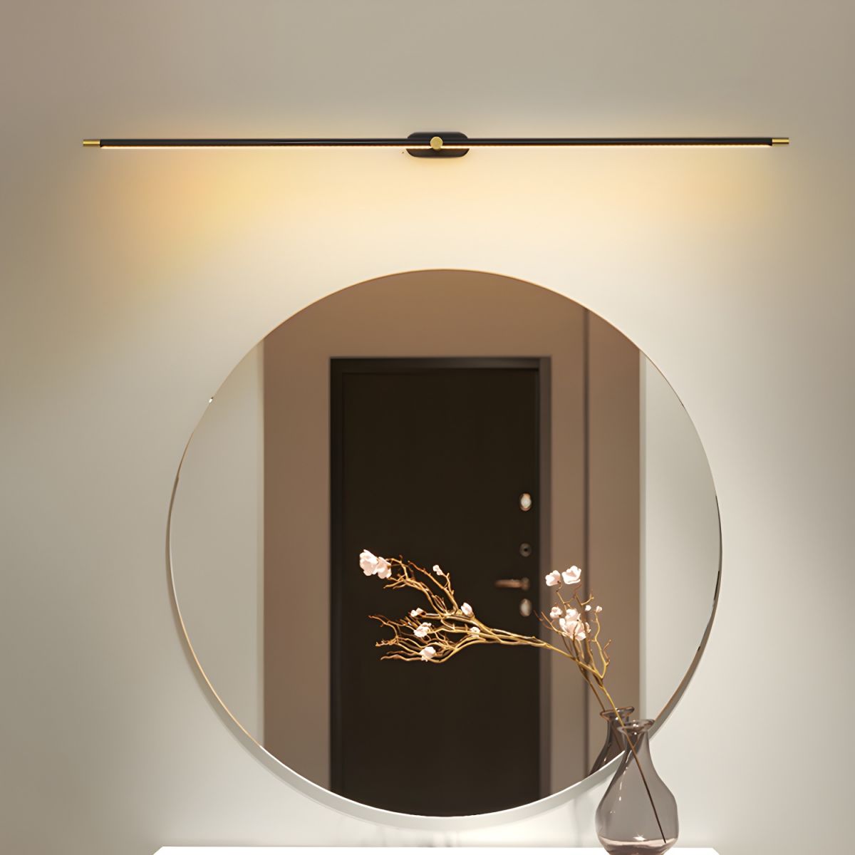 Stravlo | Lineare LED Wandleuchte innen, 68, 98 oder 128 cm, auch fürs Bad
