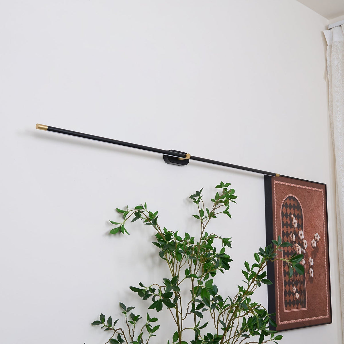 Stravlo | Lineare LED Wandleuchte innen, 68, 98 oder 128 cm, auch fürs Bad