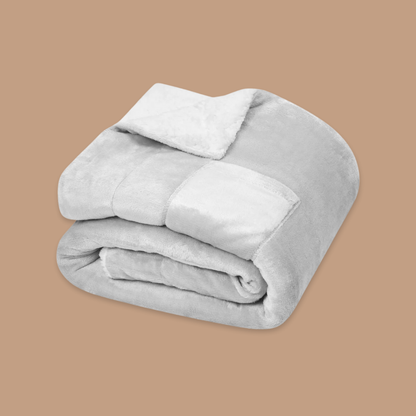 Kuschora | Kuscheldecke doppelseitig aus Flanell, flauschig, 150 × 200 cm
