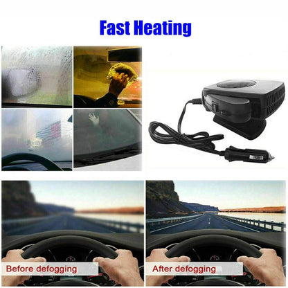 Kerantra | Termoventilatore per auto in ceramica 12V con termostato e due livelli di potenza