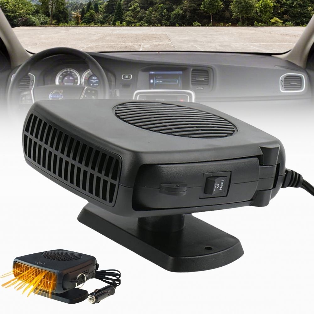 Kerantra | Termoventilatore per auto in ceramica 12V con termostato e due livelli di potenza