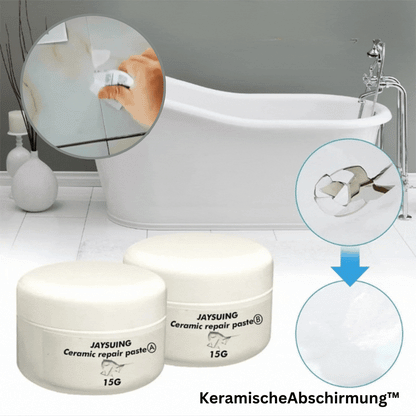Fliesora | Tile Repair Paste for Ceramic and Porcelain Tiles with Glossy Finish