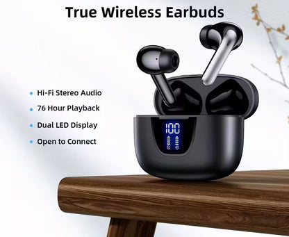 Tonvira | Kabellose In-Ear Kopfhörer mit Ladebox und 30 h Akkulaufzeit
