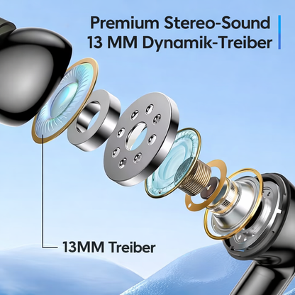 Tonvira | Kabellose In-Ear Kopfhörer mit Ladebox und 30 h Akkulaufzeit
