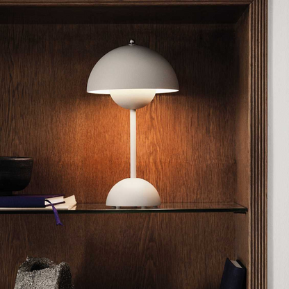 Retrova | Kabellose LED Tischlampe im Retro-Design mit Akku, Touch-dimmbar
