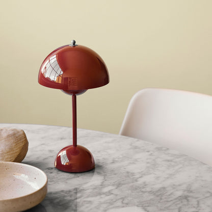 Retrova | Kabellose LED Tischlampe im Retro-Design mit Akku, Touch-dimmbar