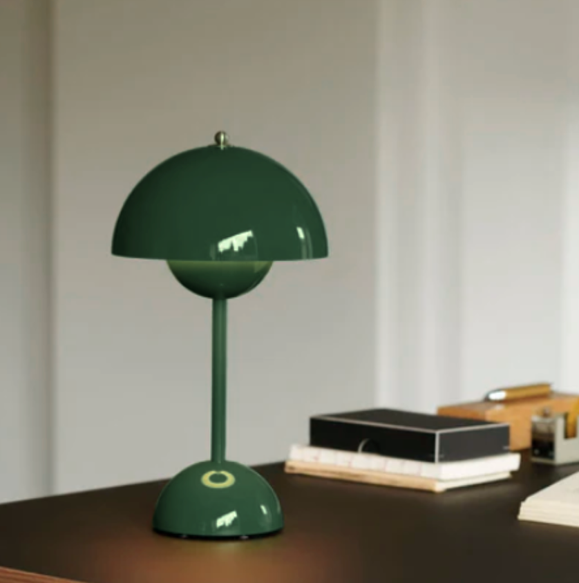 Retrova | Kabellose LED Tischlampe im Retro-Design mit Akku, Touch-dimmbar