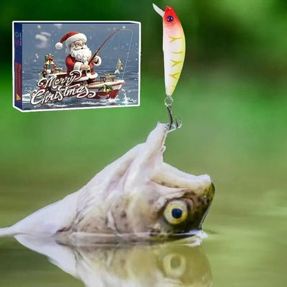 Fangora | Adventskalender für Angler mit 24 Angelködern für Süß- und Salzwasser