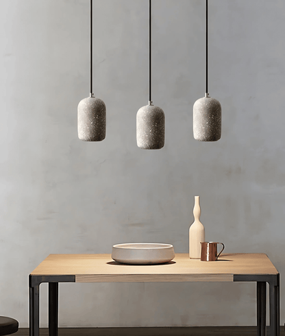 Kiva Cast | lampada a sospensione in cemento dal design industriale con tecnologia LED