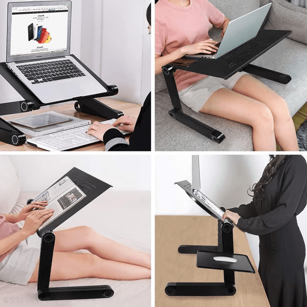 Liftora | Aluminium Laptop Stand, Height-Adjustable from 4 to 49 cm