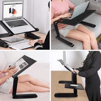 Liftora | Aluminium Laptop Stand, Height-Adjustable from 4 to 49 cm
